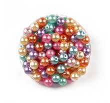 Perles pour enfant nacrées rondes pastel 0,8 cm 130 pièces