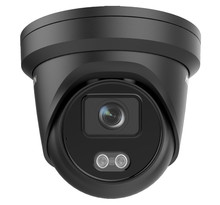 Caméra noire 4MP H265+ ColorVu vision couleur de nuit micro intégré et AcuSense 2.0 Hikvision DS-2CD2347G2-LU(2.8mm)(Black)