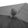 Tectake Parasol VANESSA 200 x 125 cm - gris