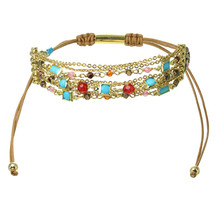 Adelina : bracelet multirangs