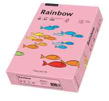 Ramette de 500 feuilles papier multifonction Rainbow A4 80 g Rose PAPYRUS