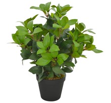 Vidaxl plante artificielle avec pot laurier vert 40 cm