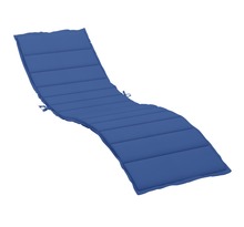 vidaXL Coussin de chaise longue bleu royal 200x60x3 cm tissu oxford