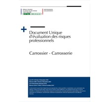 Document Unique d'évaluation des risques professionnels métier (Pré-rempli) : Carrossier - Carrosserie - Version 2022