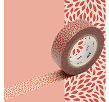 Masking Tape MT fleur de riz rouge - mujinagiku soho