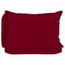 Vidaxl coussins de canapé palette 3 pcs rouge bordeaux tissu