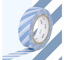 Masking tape mt rayures bleu gris - stripe grayish sjy
