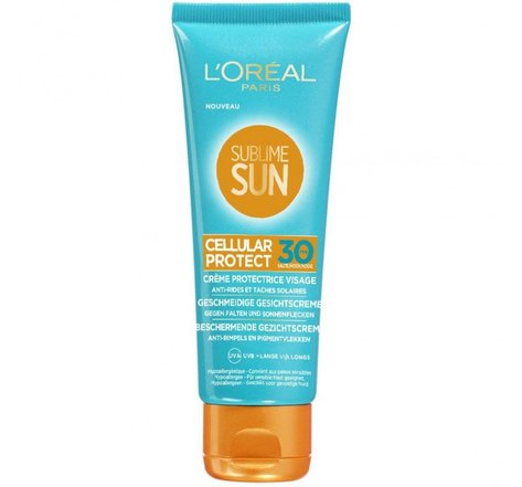 L'oréal paris - sublime sun crème fondante visage cellular protect fps 30 -