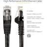 Câble réseau Cat6 Gigabit UTP sans crochet de 15m Noir STARTECH.COM