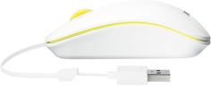 Souris filaire rétractable Asus UT300 (Blanc/Jaune)
