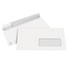 Enveloppe blanche premium dl 210 x 110 mm 100g avec fenêtre - bande autoadhésive (boîte 500 unités)