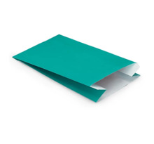 Pochette cadeau kraft lumière bleu vert 12 x 19 x 4 5 cm (lot de 250)