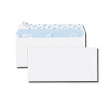Paquet de 100 enveloppes blanches dl 110x220 75 g/m² bande de protection gpv