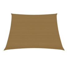 Vidaxl voile d'ombrage 160 g/m² taupe 4/5x3 m pehd