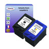 1+1 cartouches compatibles avec HP Fax 1240, 410sz remplace HP 27, HP28 -  (Noire+Couleur)  - T3AZUR