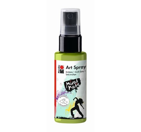 Spray Peinture acrylique 'Art Spray' 50 ml Vert réséda MARABU