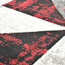 vidaXL Tapis Noir et rouge 140x200 cm PP