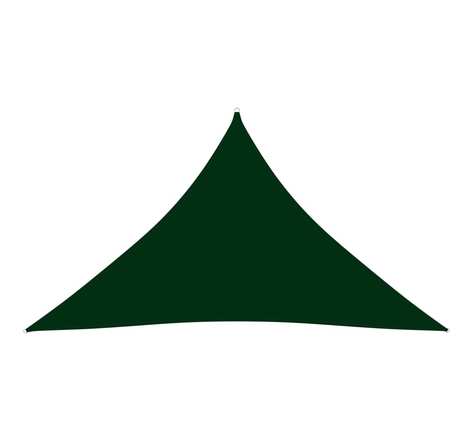 Vidaxl voile de parasol tissu oxford triangulaire 4x4x5 8 m vert foncé