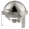 Chafing dish rond avec couvercle roll top 6 l - pujadas -  - acier inoxydable6 x485mm
