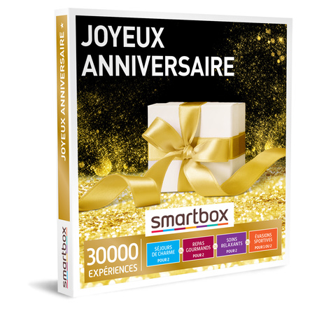 Smartbox - coffret cadeau - joyeux anniversaire