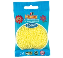 2 000 perles mini (petites perles ø2 5 mm) jaune pastel