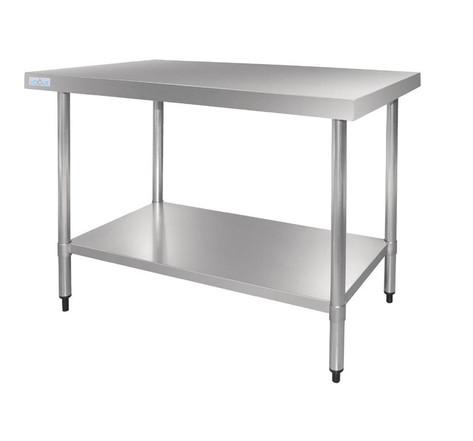 Table inox - gamme 700 - sans dosseret - vogue - 600x700