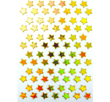 Stickers étoile Doré 1,5 cm 78 pièces