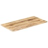 vidaXL Dessus de table bois de manguier solide 25-27 mm 100x60 cm