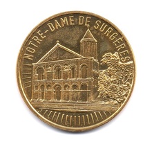 Mini médaille Monnaie de Paris 2019 - Eglise Notre-Dame de Surgères