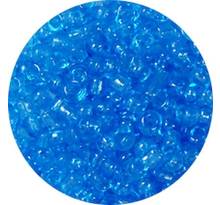 Perle rocaille ø 2 mm turquoise transparent 500 g