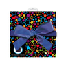 Boîte cadeau avec nœud -Étoiles multicolores