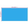Vidaxl bâche de piscine rectangulaire 549 x 274 cm pe bleu