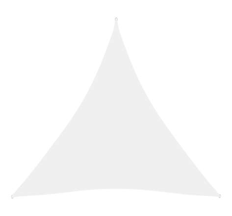 Vidaxl voile de parasol tissu oxford triangulaire 6x6x6 m blanc