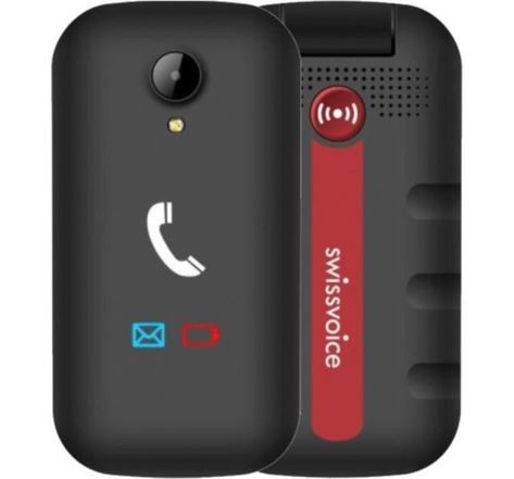 Swissvoice s28 - téléphone mobile débloqué 2g a clapet pour séniors