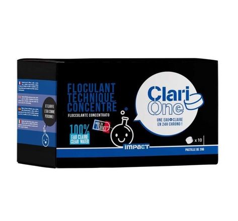 IMPACT Pastilles floculant universel curatif & préventif Clari one - 20 g - Blanche
