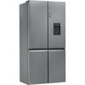 Haier htf-520wp7 - réfrigérateur américain 493l (343+150l) - froid ventilé - l90 5x h190cm - silver
