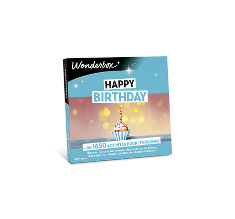 Coffret cadeau - WONDERBOX - Happy Birthday