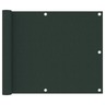 Vidaxl écran de balcon vert foncé 75x400 cm tissu oxford