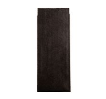 Sac déco en papier - Cadeau - Friandises - Noir - 11 5 x 5 3 cm