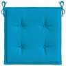 vidaXL Coussins de chaise de jardin 2 Pièces bleu 40x40x3 cm tissu oxford