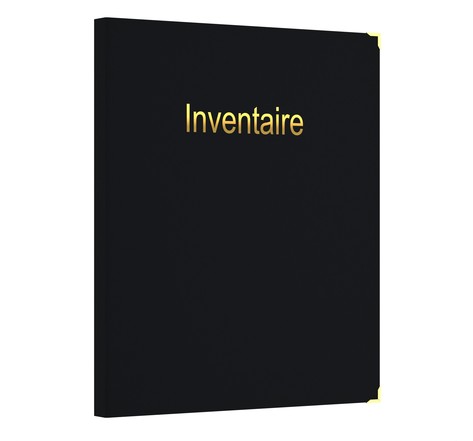 Livre Classeur Inventaire avec Recharge 100 feuilles UTTSCHEID