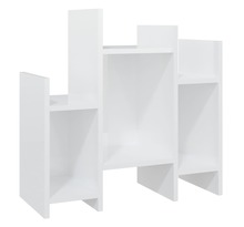 Vidaxl armoire latérale blanc brillant 60x26x60 cm aggloméré