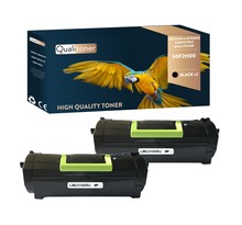 Qualitoner x2 toners 50f2h00 noir compatible pour lexmark
