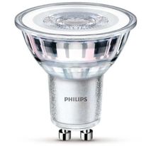 Philips ampoule led spot gu10 - 50w blanc chaud - compatible variateur - verre