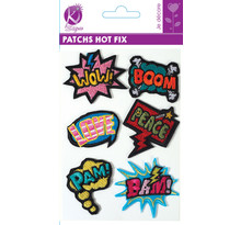Patch thermocollant interjection 6 pièces