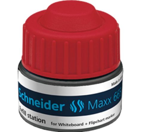 Station de recharge Maxx 665 rouge pour Marqueur tableau blanc SCHNEIDER