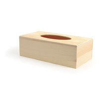 Boîte à mouchoirs rectangulaire en bois - Graine créative