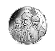 Monnaie  de 10€ Argent Colorisée Harry Potter - HARRY POTTER ET LES RELIQUES DE LA MORT II