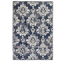 Vidaxl tapis moderne design de cachemire 120 x 170 cm beige / bleu