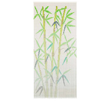 Vidaxl rideau de porte contre insectes bambou 90 x 200 cm